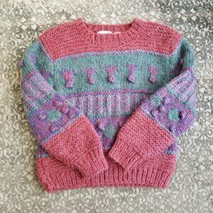 Vintage Kids Marshall Field's Sweater Size L